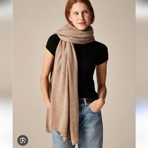 100% Cashmere Wrap Scarf By J Crew